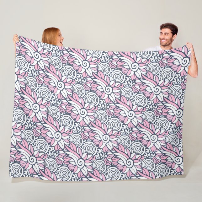 motifs de fleurs Abstraits couvertures (En situation)
