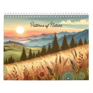 Motifs de la nature Aquarelle Calendrier Paysage