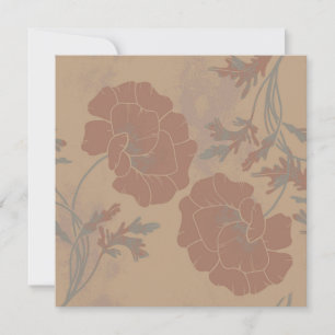Motifs des fleurs, couleur de la mousse