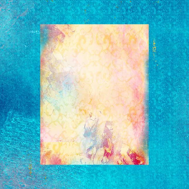 Motifs et pinceau d'or torsades papier à scandale (Créateur téléchargé)