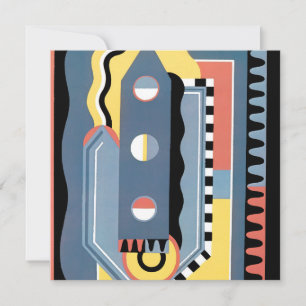 Motifs géométriques de jazz Art Déco vintage au po