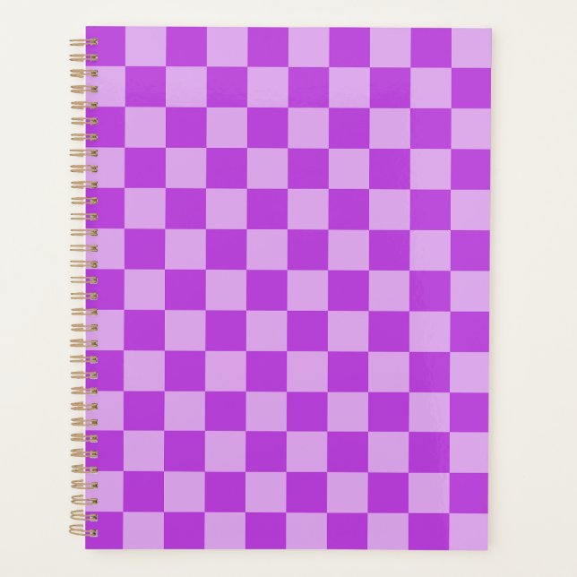 Motifs géométriques en violet et violet clair (Devant)