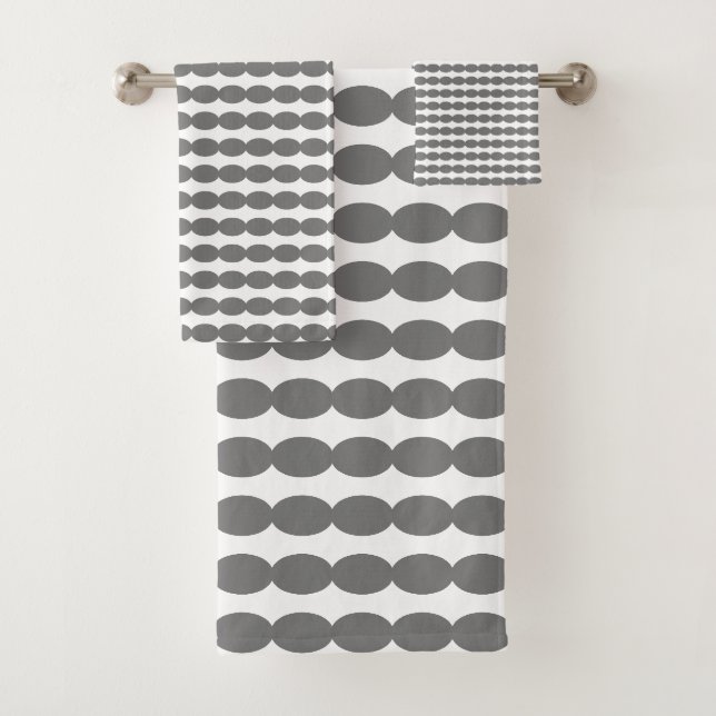 Motifs géométriques gris gris moderne personnalisé (En situation)