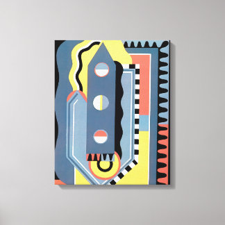 Motifs géométriques Jazz Pochoir Art Déco Vintage