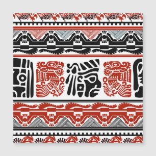 Motifs indiens, rouge noir, motif sans couture.