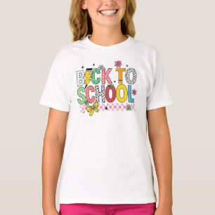 Motifs joués "Retour à l'école" Fun T-shirt