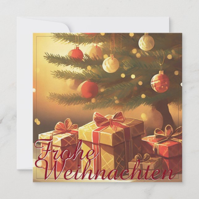 Motiv, mit Geschenken unterm Weihnachtsbaum 37016 (Devant)