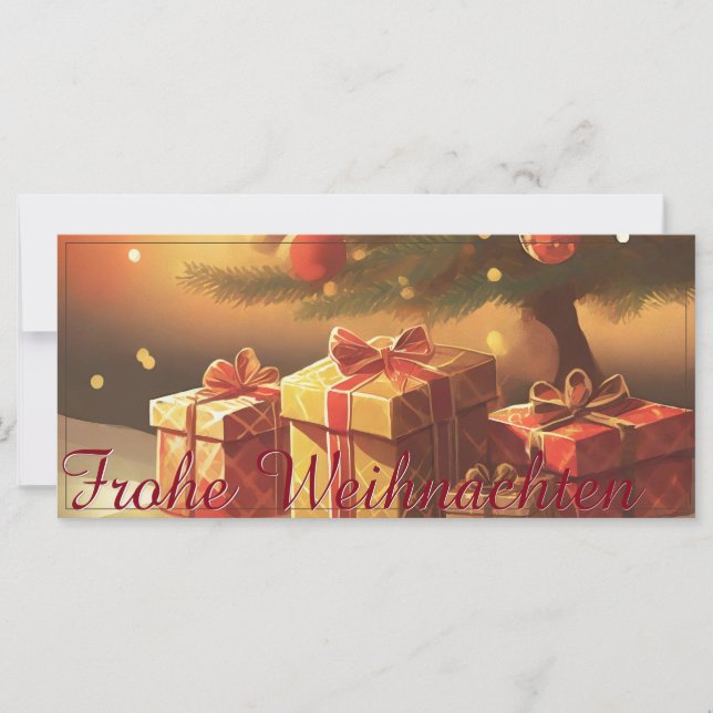 Motiv, mit Geschenken unterm Weihnachtsbaum 37016 (Devant)