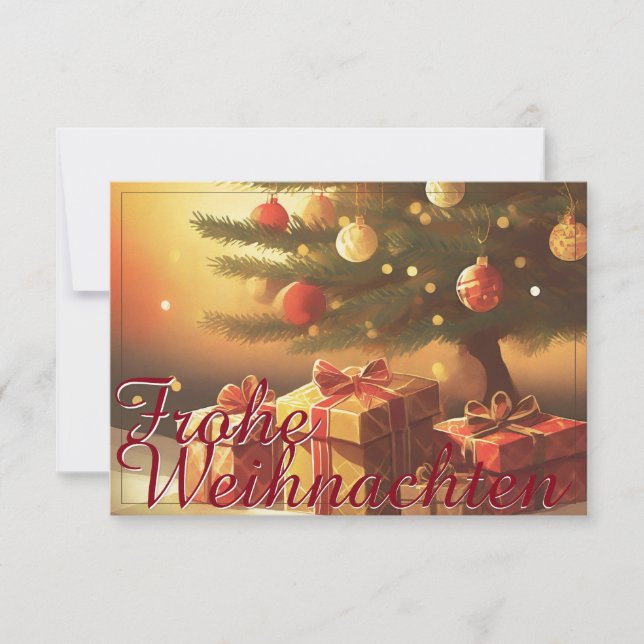 Motiv, mit Geschenken unterm Weihnachtsbaum 37016 (Devant)