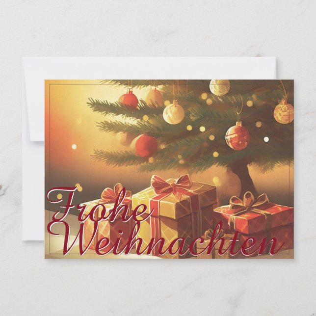 Motiv, mit Geschenken unterm Weihnachtsbaum 37016 (Devant)