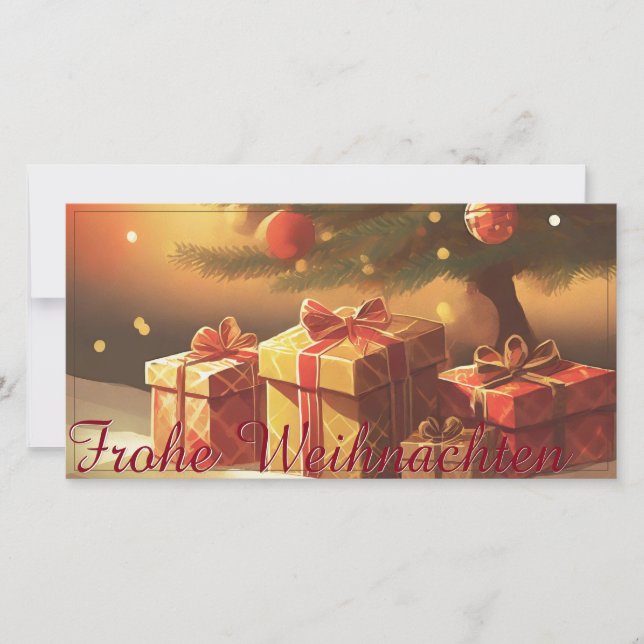 Motiv, mit Geschenken unterm Weihnachtsbaum 37016 (Devant)