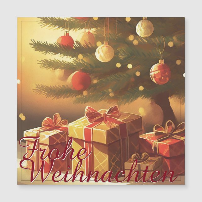 Motiv, mit Geschenken unterm Weihnachtsbaum 37016 (Devant)
