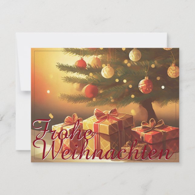 Motiv, mit Geschenken unterm Weihnachtsbaum 37016 (Devant)