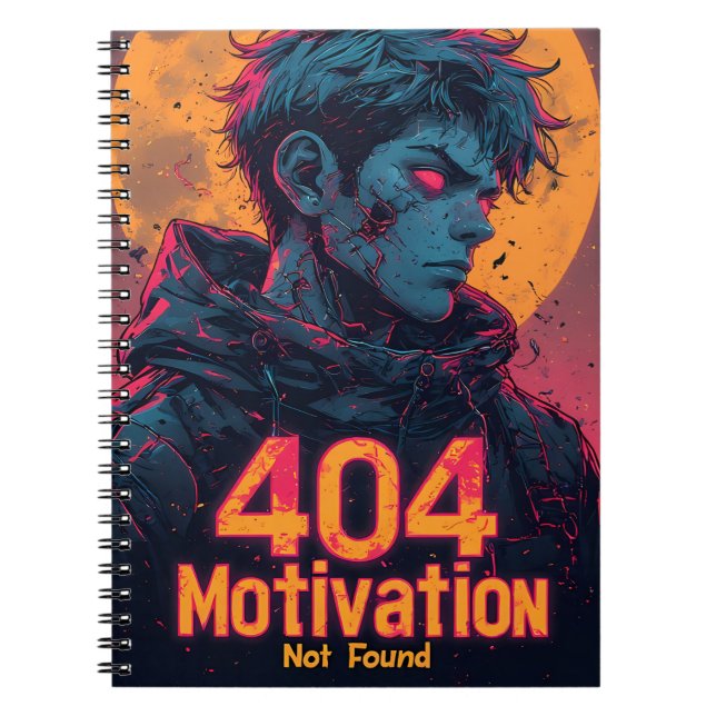 Motivation 404 Carnet pour l'avenir - Conception d (Devant)