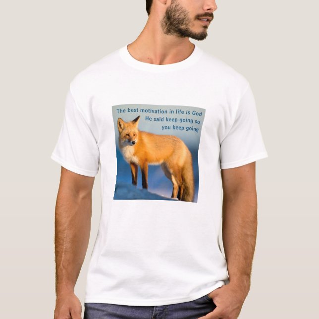 Motivation dans la vie (lumière) T-shirt (Devant)