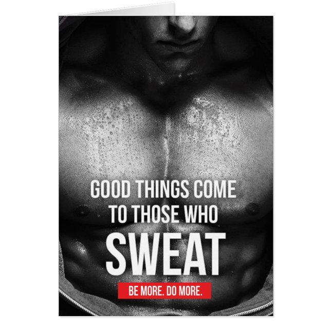 Motivation de l'entraînement - Sueur (Devant)