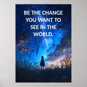 Motivation des citations inspirées Poster humble