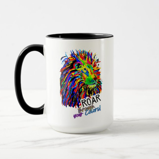 Motivation du matin Lion Mug (Gauche)