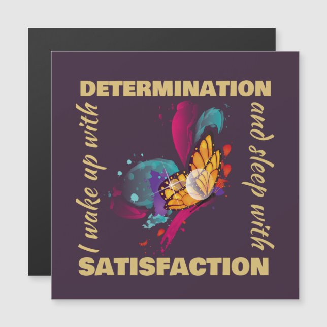 Motivation du papillon à l'aquarelle (Devant / Derrière)