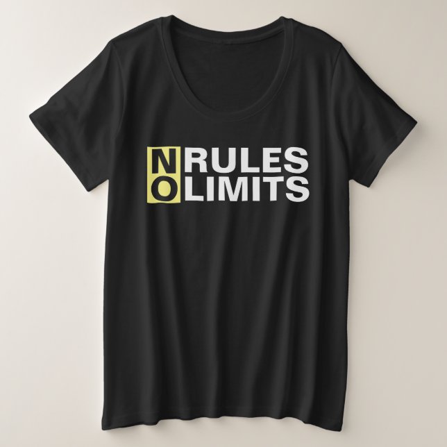 Motivation Pas De Règles Pas De Limites (Design devant)