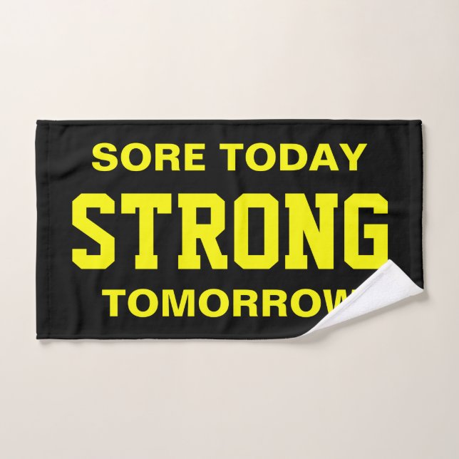 Motivation pour l'entraînement (Serviette à main)
