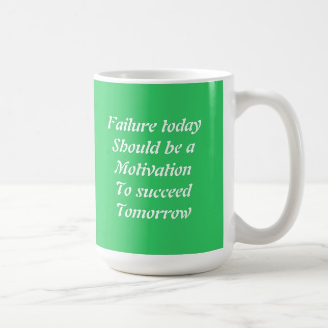 Motivation pour réussir les tasses de café (Droite)