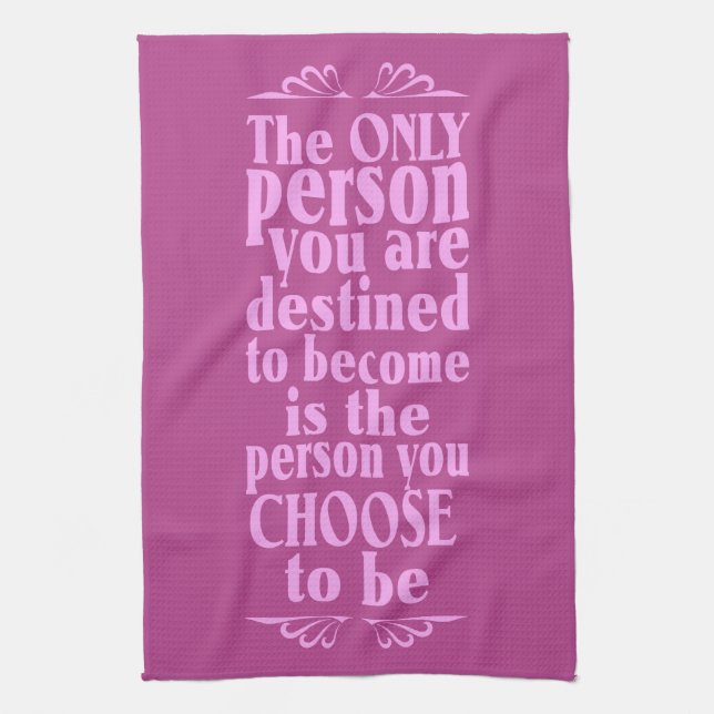 MOtivational CHOICE serviette à main (Vertical)