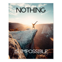 Motivational Poster Escalade Rien n'est impossible