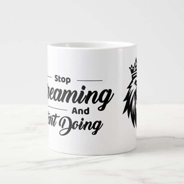  Motivational Quote Mug with Eagle (Devant)