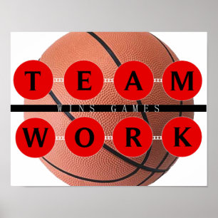 MOtivational TEAMWORK remporte les jeux Poster de