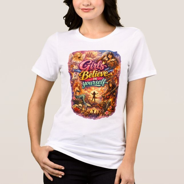 Motivational Women White Tshirt (Recto)