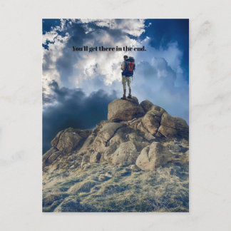 Motivational You'll Get There Carte postale