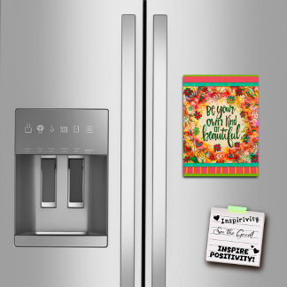 Motivationnel Sois-Tu Belle Carte Magnétique Flora