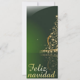 Motivo navideño verde con arbol de navidad. V2,0