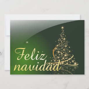 Motivo navideño verde con arbol de navidad. V2,0