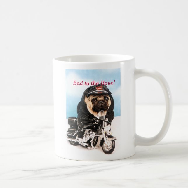 Moto Carlin Chien Mug (Droite)