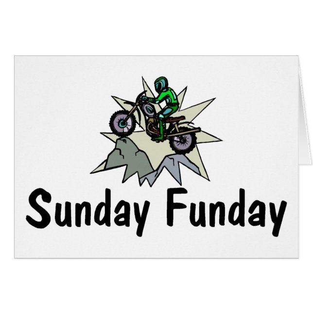 Moto de dimanche Funday (Devant horizontal)