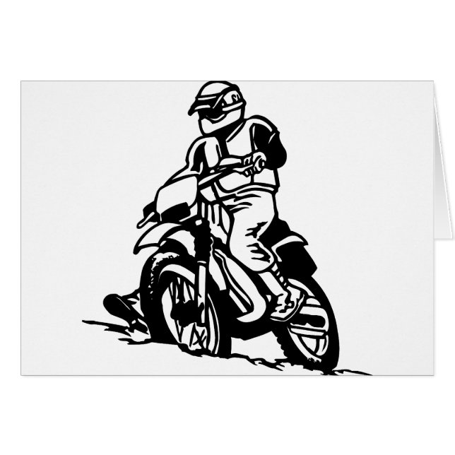 Moto de motocross (Devant horizontal)