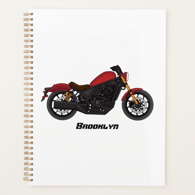 moto de style croiseur cool (Devant)