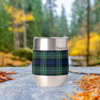 Moto écossais tartan à l'isolation tumbler