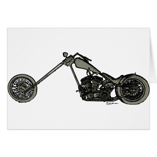 Moto faite sur commande grise (Devant horizontal)