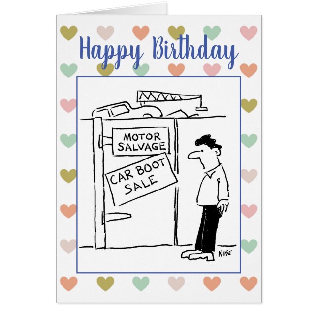 Moto Salvague Car Schiff Sale Joke (Devant)