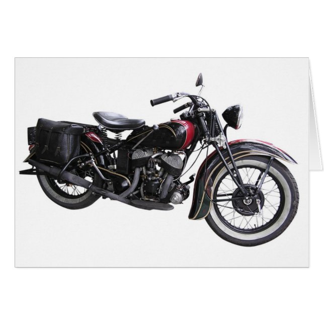 Moto vintage (Devant horizontal)