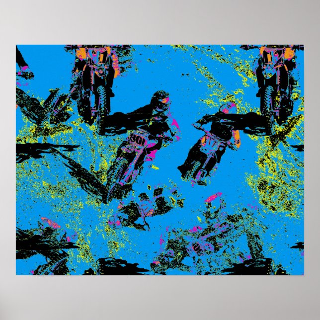 Moto-xing - Motocross Racers Poster (Devant)