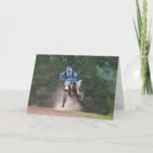Motocross de la carte de voeux de Moto X 4