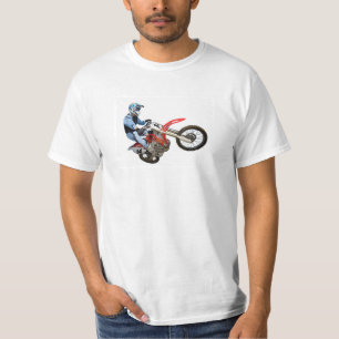 Motocross emballant le T-shirt