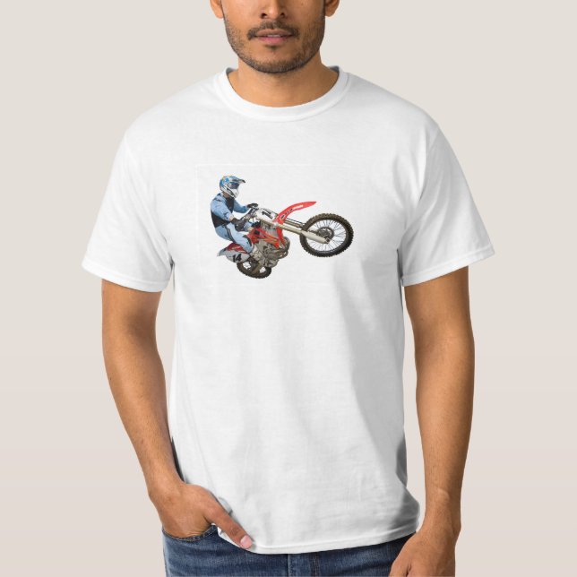 Motocross emballant le T-shirt (Devant)