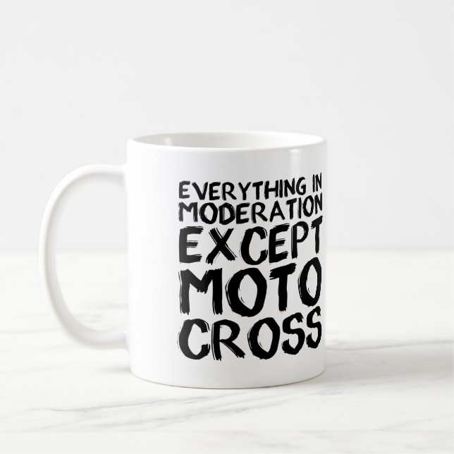 Motocross Modération Drôle de Tasse de Vélo de Ter (Gauche)