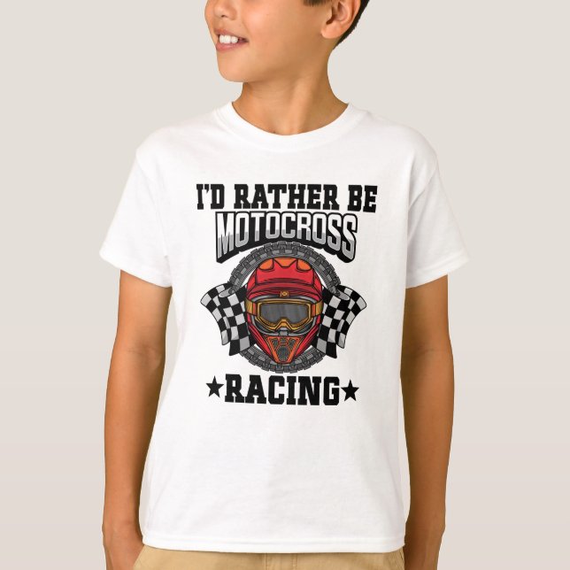 Motocross Racing Cadeau Baby T-Shirt (Devant)