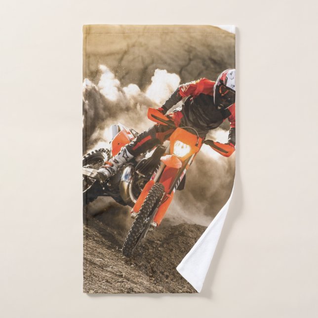 Motocross Rider (Serviette à main)